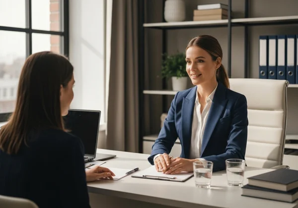 Psychologist explains WAIS report to client during a consultation