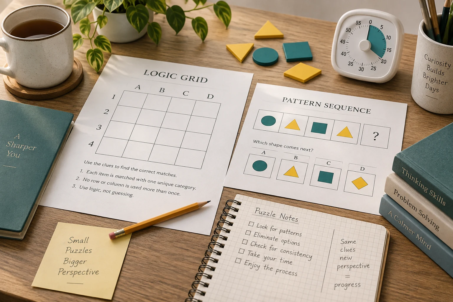 Pattern puzzle workspace